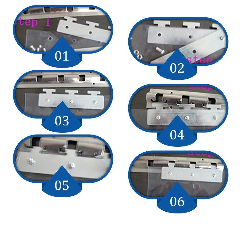 Hanger and Clamp system for PVC Curain Roll