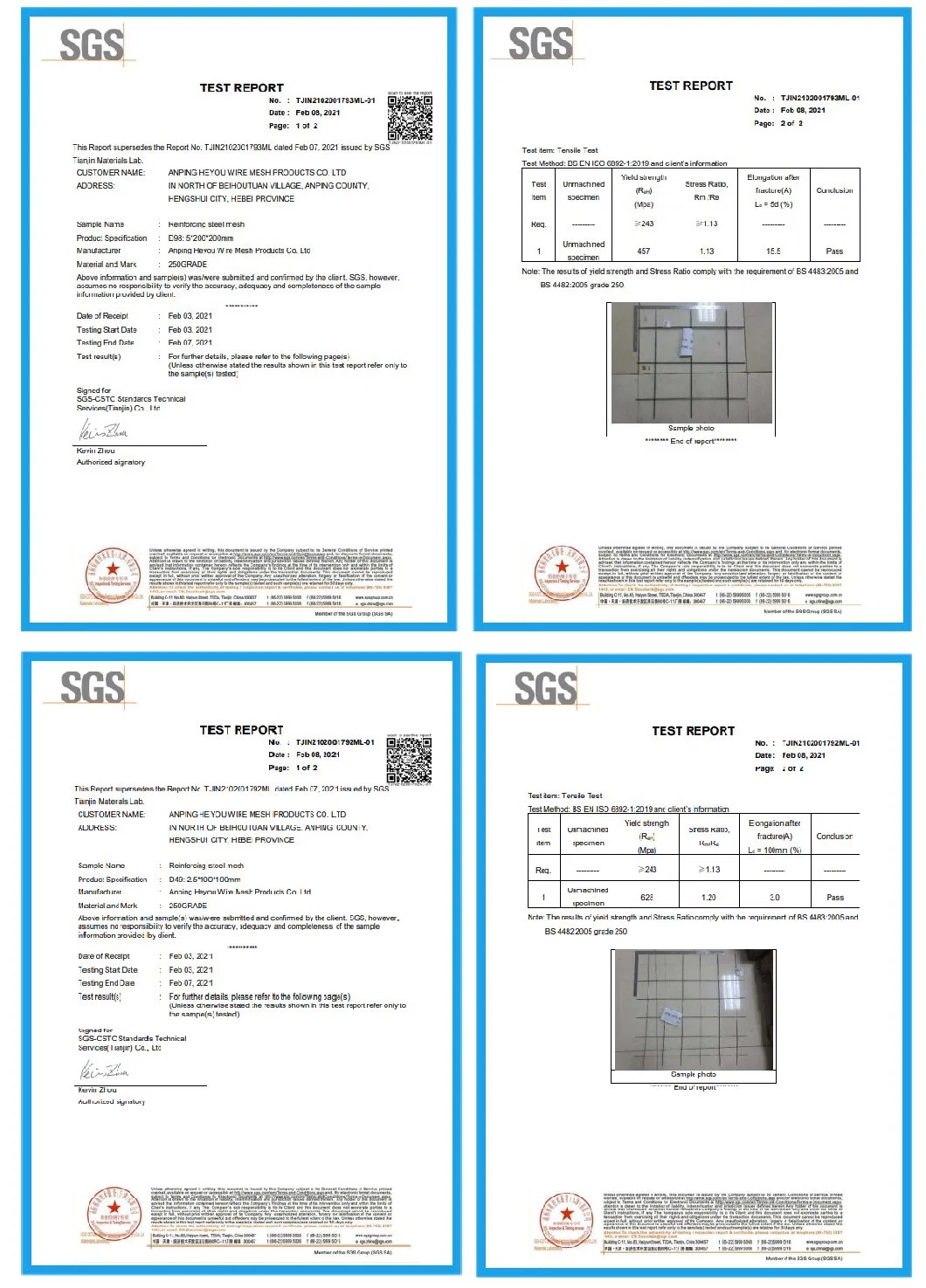 Hebei Anping Factory Hot Dipped Galvanized &PVC Coated Welded Iron Wire Mesh Fence Panels