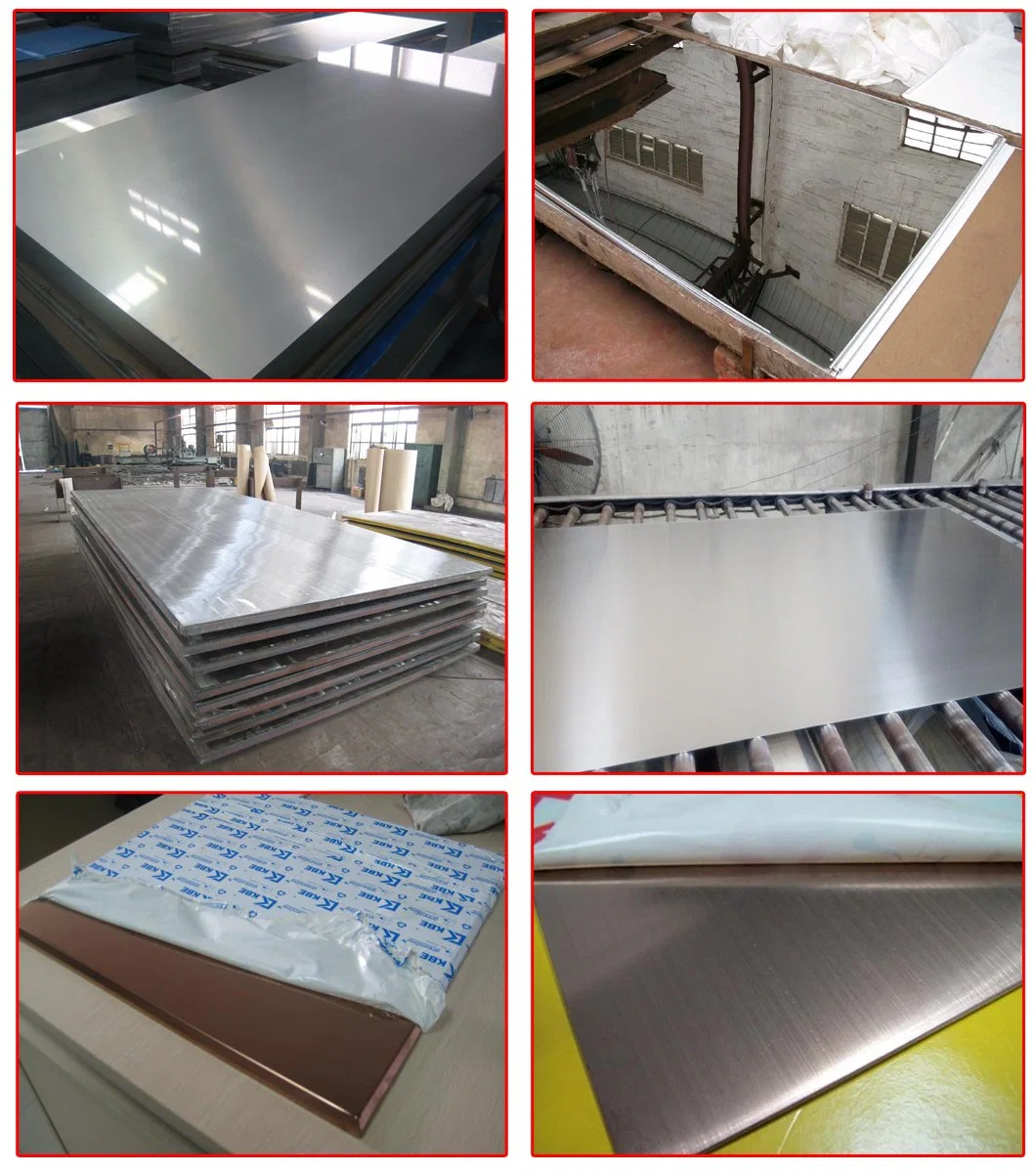 Ss Plate Hot Rolled 316L 310S 321 No. 4 Bright Mirror Finish 430 201 304L Ba 2b Cold Rolled Polished Tisco Stainless Steel Sheet