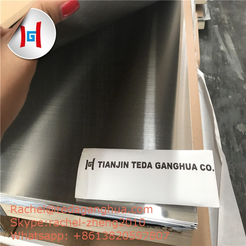 201 304 316L Mirror Etched Finish PVC Laser Film Stainless Steel Sheet