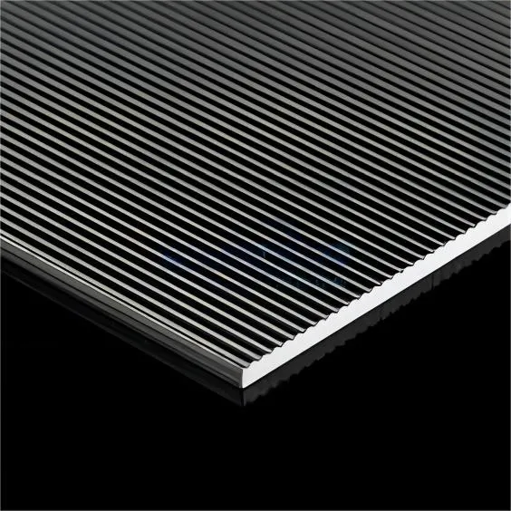 Transparent Wide Stripe Shape acrylic Sheet