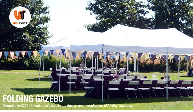 3X4.5m Luxury Heavy Duty Fire Retardant PVC Wedding Tents Large Big White Outdoor Party Tents
