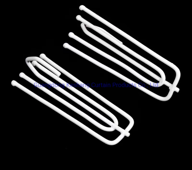 Stainless Steel Four Fork Hook for Curtain Tape Curtain Track