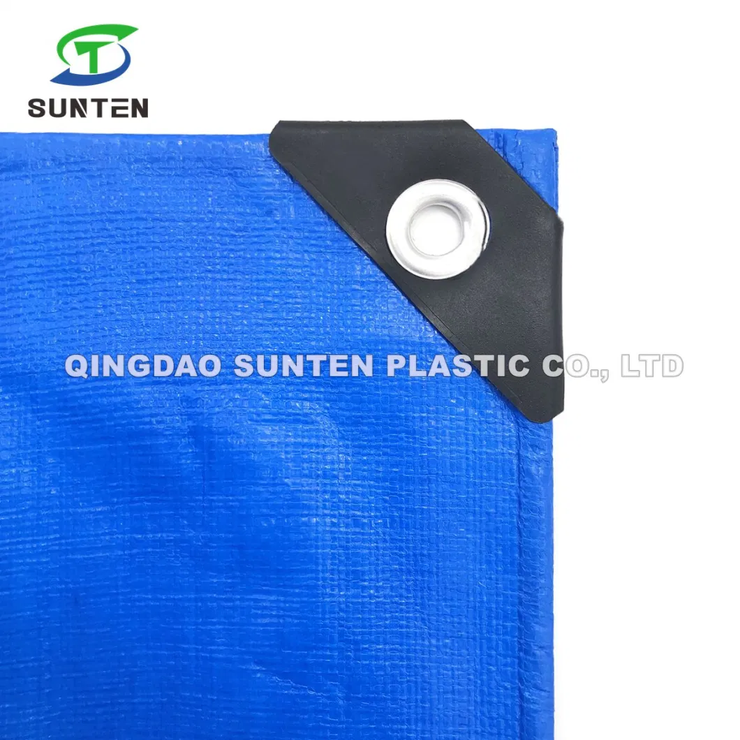 300g-1500g Blue PVC Coated Tarpaulin Canvas Fabric