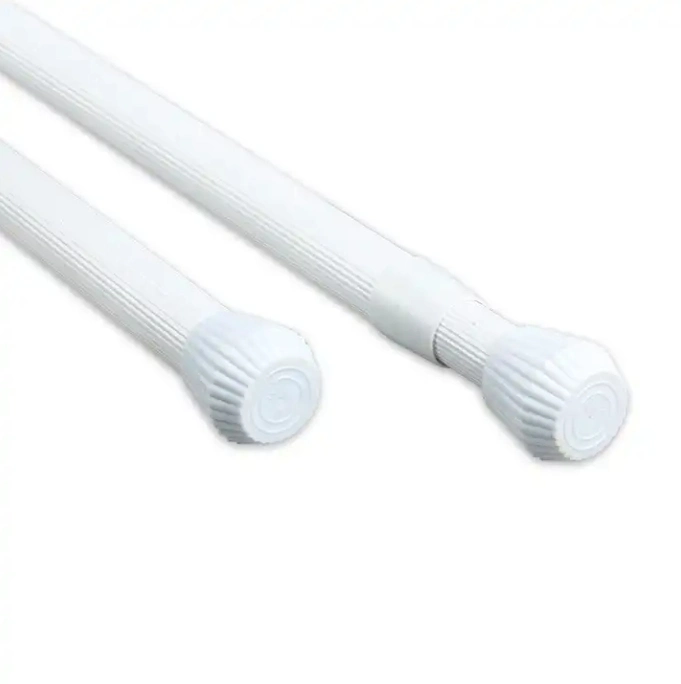 Adjustable Aluminum PVC Coated Extensible Innerspring Shower Curtain Rod