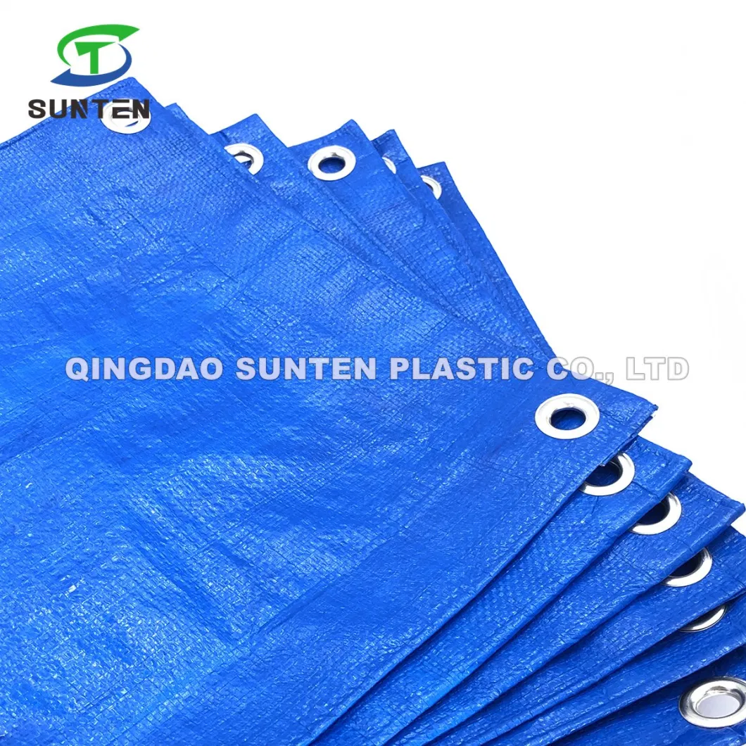 300g-1500g Blue PVC Coated Tarpaulin Canvas Fabric