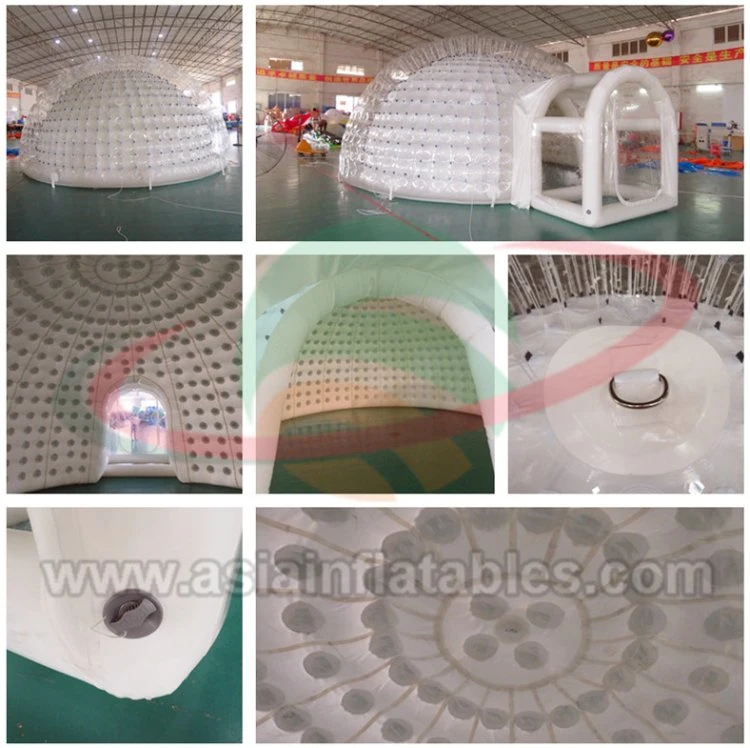 Portable Outdoor Inflatable Bubble Tent Custom Giant Transparent Lawn Tent