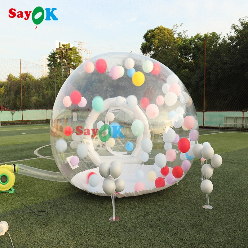 Wholesale Inflatable Bubble Tent PVC Globe Clear Transparent Igloo Dome Tent Outdoor Camping Event Wedding Party Inflatable Bubble House