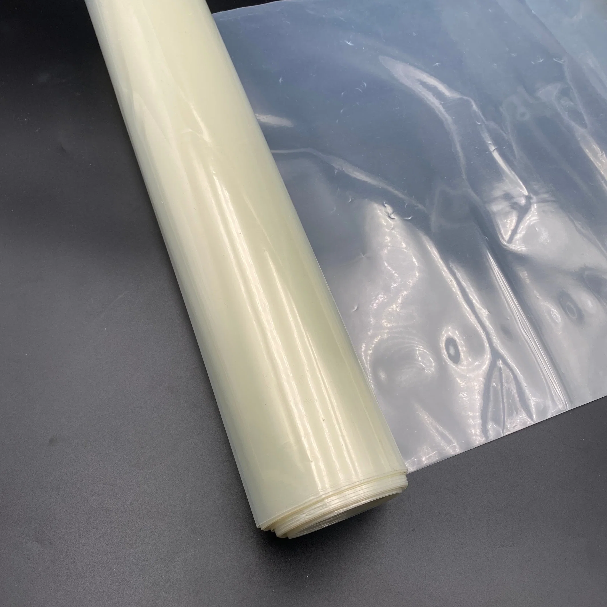 Rotolo di pellicola di plastica termoretraibile in PVC trasparente per imballaggio