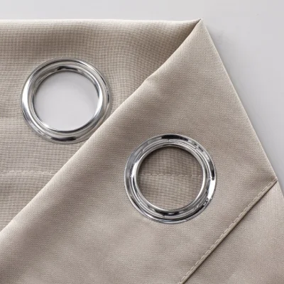 Оконная занавеска Oeko Tex100 из полиэстера европейского стиля, черная Oxford Fabric Плоский оконный мешок ПВХ внутри Grommmmet для шнура гостиной