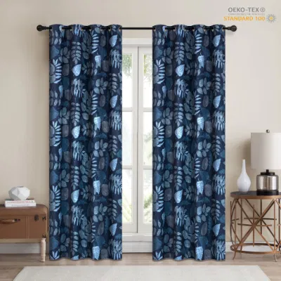  Роскошные украшения Отпечатанные Hotel Curtain France Velvet Curtains Оптовая продажа Blackout Оконные шторки