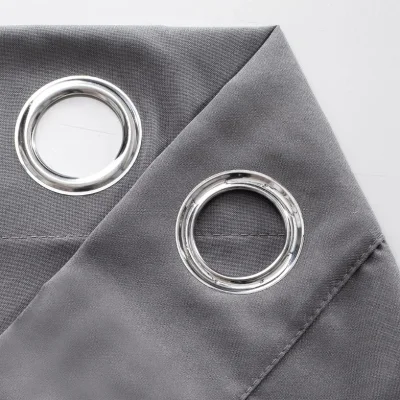 Оконная занавеска Oeko Tex100 из полиэстера европейского стиля, черная Oxford Fabric Плоский оконный мешок ПВХ внутри Grommmmet для шнура гостиной
