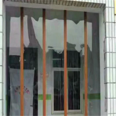 Прозрачной пластиковой магнитной полосы из ПВХ шторки