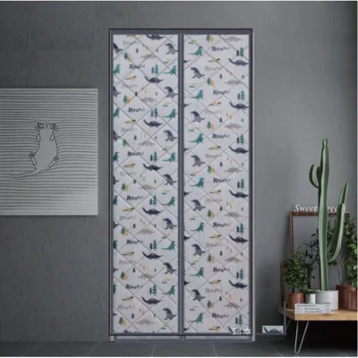 Магнитные тепловой изоляцией Curtain-Specifically двери для трансграничной Weatherproofing Оксфорд материалов Центра открытие короткого замыкания Curtain-Mute закрыт