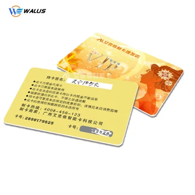 Белый Cr80 Cmyk Пользовательский бланк карточки контакта из ПВХ RFID