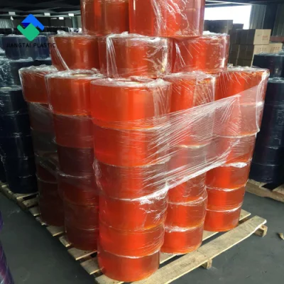 Пластиковый Jiangtai мягкой пластмассовой защитной ясно прозрачные пленки ПВХ для шторки дверей