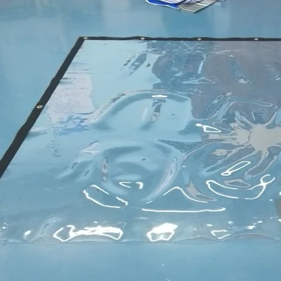 1 мм гибкий Негорючий Crystal Clear ПВХ пленок на стекло и шторки