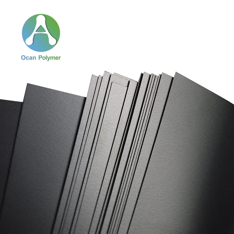 Matte Black Rigid PVC Sheet for Die Cutting/ UV Offset Printing