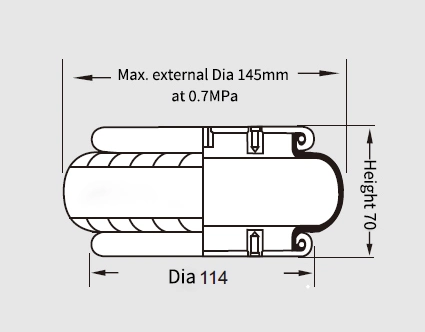 Rubber Spring Vehicle Air Spring Automotive Suspension System