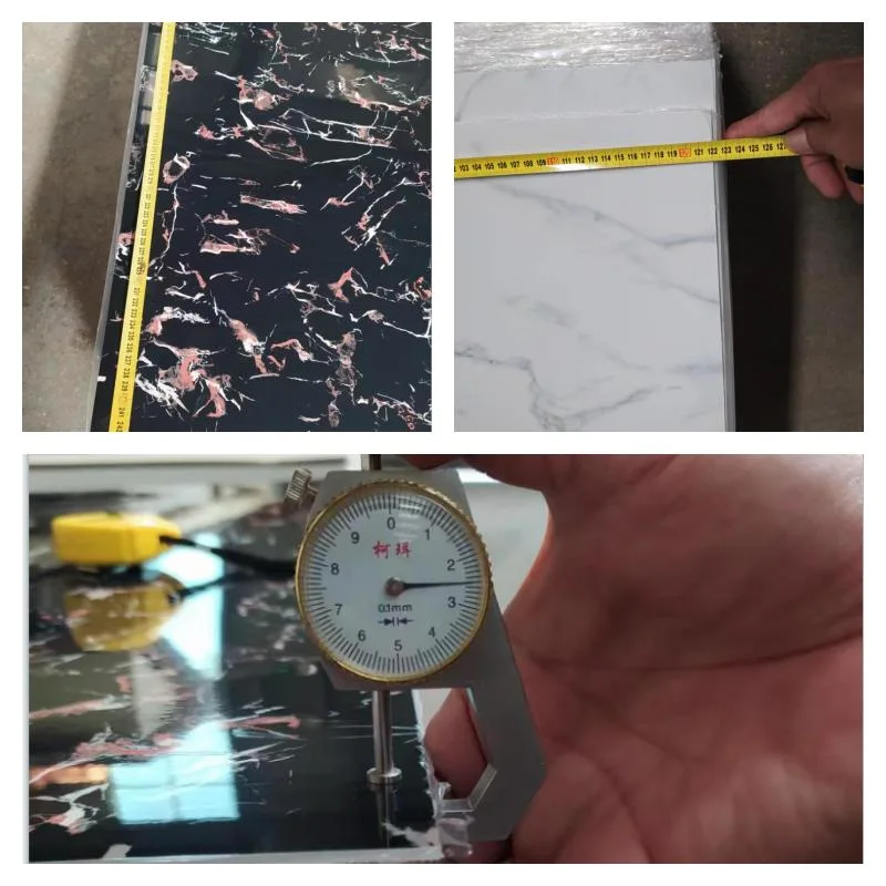 Different Patterned Flexible Waterproof Factory Wholesale Price Artificial Marble Plastic PVC Marble UV Sheet