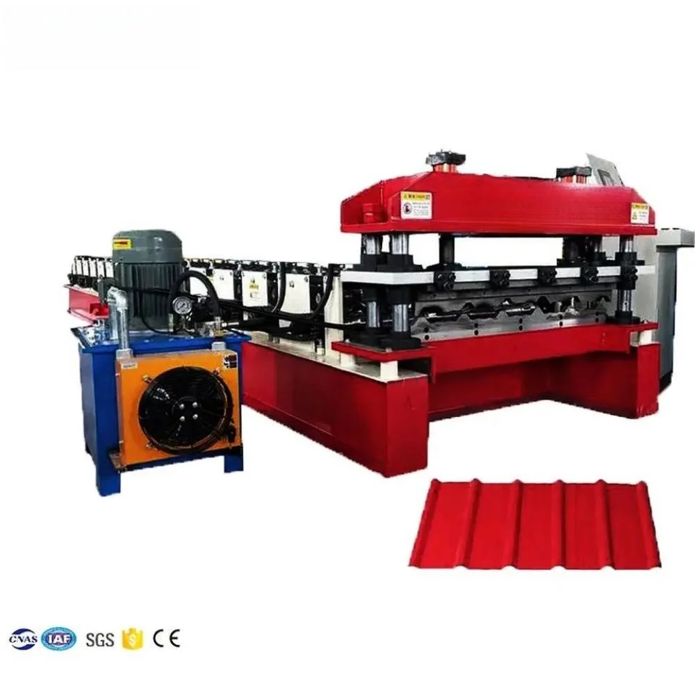 Tr6 Color Tile Making Machine Roofing Sheet Machinery Trapezoidal Rolling Equipment