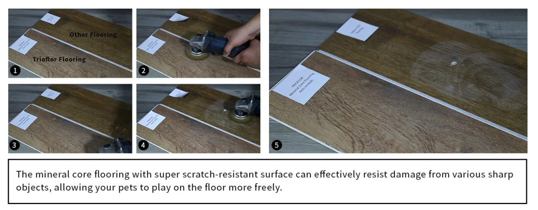 Reinforced Magnesium Oxide Board with Wearlayer