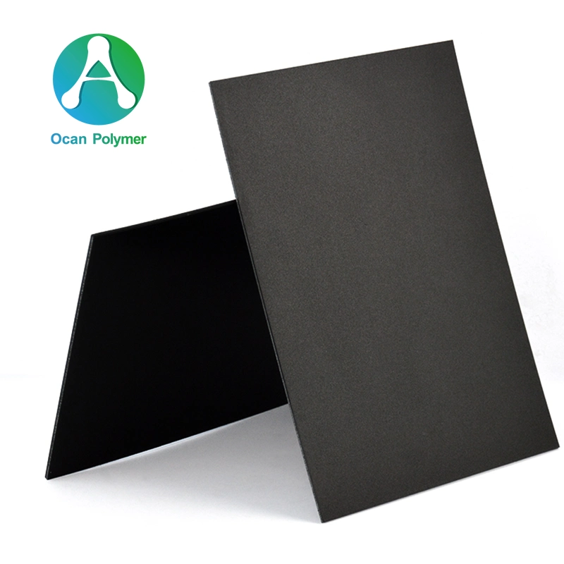 Matte Black Rigid PVC Sheet for Die Cutting/ UV Offset Printing