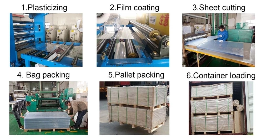 Matte/Matte PVC Sheet Plastic Rigid Sheet Vacuum Forming Usae