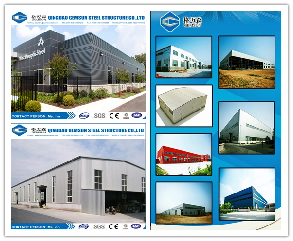 Galvanized Steel Building Workshop, Wareshouse, Hanger