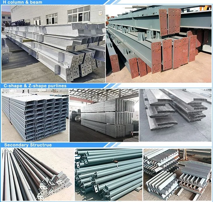 Galvanized Steel Building Workshop, Wareshouse, Hanger