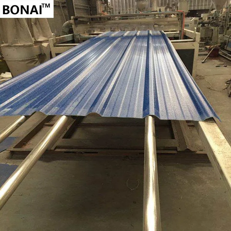 Langfang Bonai 2.2mm 2.5mm 3.0mm PVC Corrosion Corrugated Roof Sheet