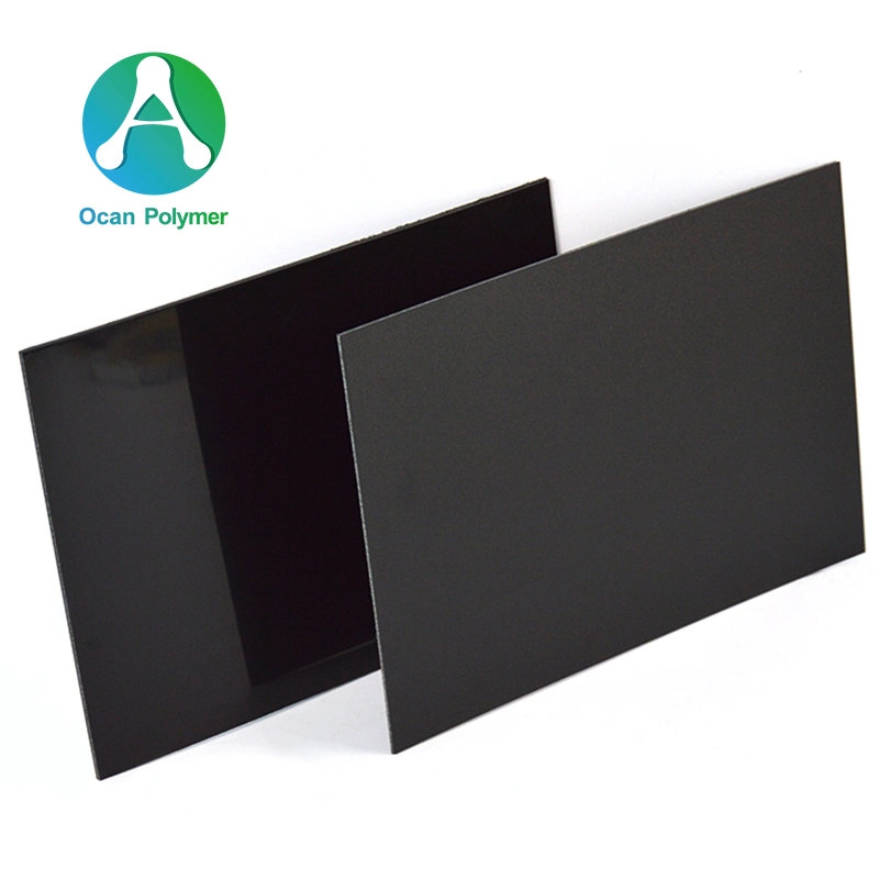 Matte Black Rigid PVC Sheet for Die Cutting/ UV Offset Printing