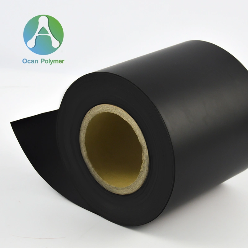 Matte Black Rigid PVC Sheet for Die Cutting/ UV Offset Printing