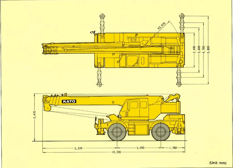 Second Hand Construction Machinery Truck Crane Lifting Equipment Durable Custom Used