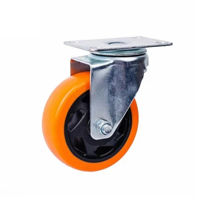 Industrial Caster Swivel Plate with Side Brake 4&quot;/5&quot;/6&quot;/8&quot; Heavy Duty Caster Wheel
