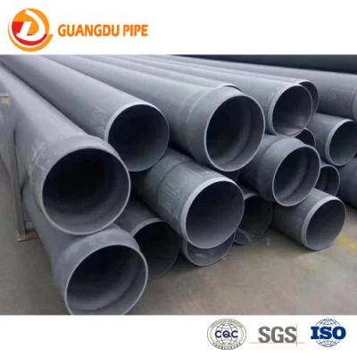 China Supplier Wholesale Plastic Products UPVC CPVC PVC-O PVC-Uh UPVC-M PVC Pipe for Water Supply Irrigation Drainage Sewage Conduit Pipe
