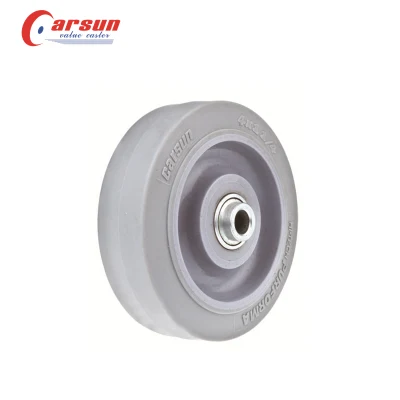 8 Inches Heavy Duty TPR Rubber Caster Wheel