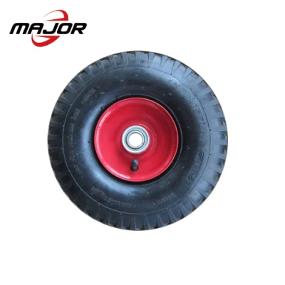 4.10/3.50-4 Heavy Duty Pneumatic Rubber Trolley Wheels Wholesale Garden Carts Wheel