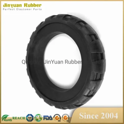 Solid Rubber Industrial Caster Roller Wheel with China Factory Price