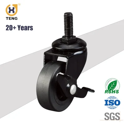 Flexible 3 Inch Small Size Duty Swivel Plate PP Caster