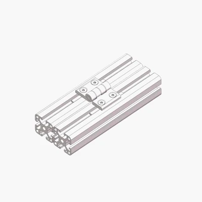 4045K Standard Hinge Metal Hinge CNC Aluminum Hardware for Aluminum Profile and Industrial