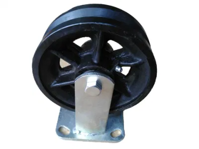 Wholesale Heavy Duty Swivel Rigid Steel V-Groove Caster Wheel