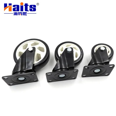 Locking 4&quot; Furniture Caster Cups Heavy Duty Caster Wheels