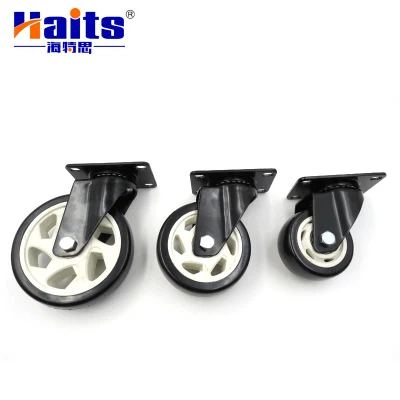 Locking 4&quot; Furniture Caster Cups Heavy Duty Caster Wheels