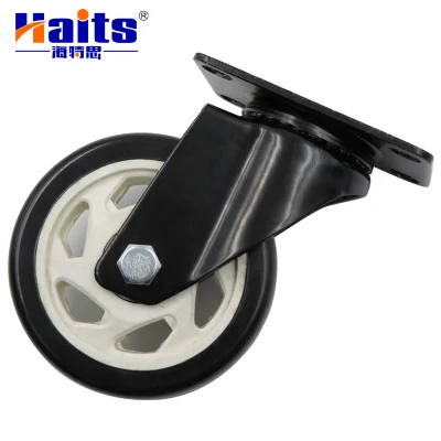 Locking 4&quot; Furniture Caster Cups Heavy Duty Caster Wheels