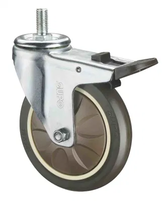 Supo Best Selling PU PA TPR Industrial Castor Caster Wheel for Cleaning Catering Equipment