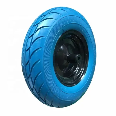Heavy Duty Solid Rubber Polyurethane Foaming Flat Free PU Foam Trolley Wheelbarrow Wheels