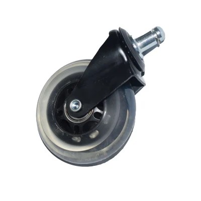 Medical Equipment Medium Caster Furniture 75mm Black Electrophoresis Stand Wheels