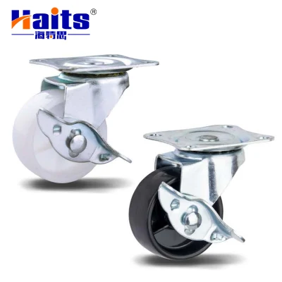 Rubber Swivel Office Chair Caster Furniture Castor Caster Wheel Light Duty Small Plastic Home Office Style