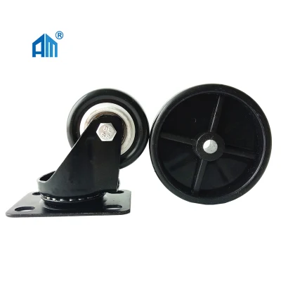Industrial Movable Caster Wheels with Brake 1.5 Inch 2 Inch Caster Wheels for Disinfection Machine